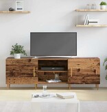 VidaXL TV-kast Oud hout 150 x 30 x 50 cm Bewerkt hout