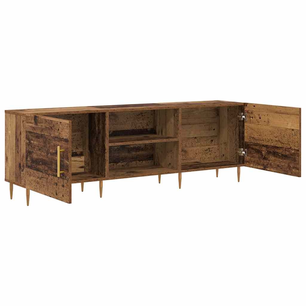 VidaXL TV-kast Oud hout 150 x 30 x 50 cm Bewerkt hout