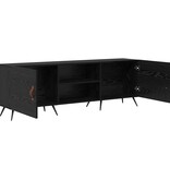 VidaXL TV-kast Zwart eiken 150 x 30 x 50 cm Bewerkt hout