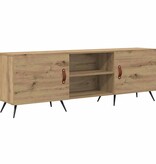 VidaXL TV-kast artisanaal eikenkleurig 150 x 30 x 50 cm Bewerkt hout