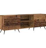 VidaXL TV-kast Oud hout 150 x 30 x 50 cm Bewerkt hout