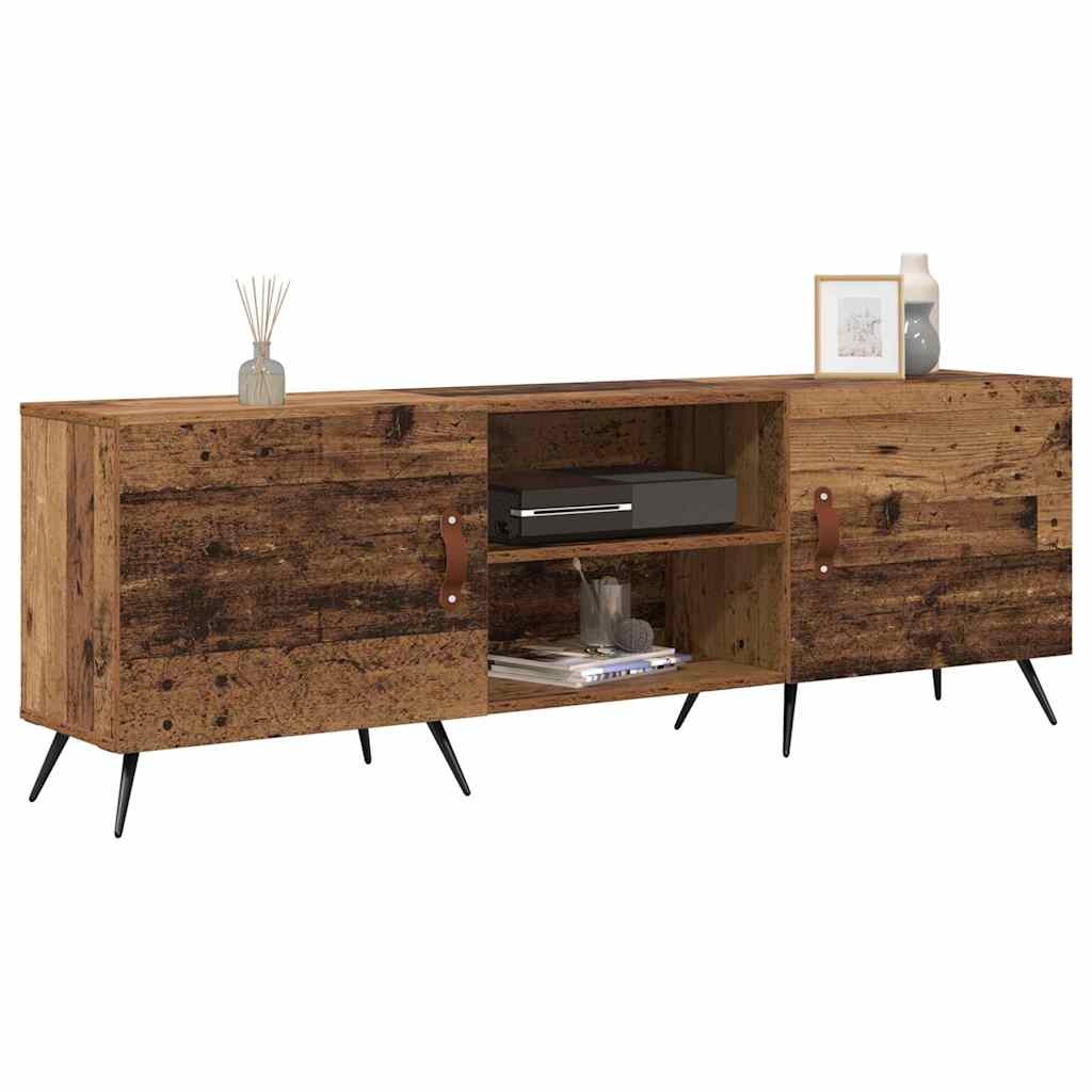 VidaXL TV-kast Oud hout 150 x 30 x 50 cm Bewerkt hout