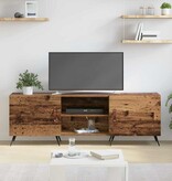 VidaXL TV-kast Oud hout 150 x 30 x 50 cm Bewerkt hout