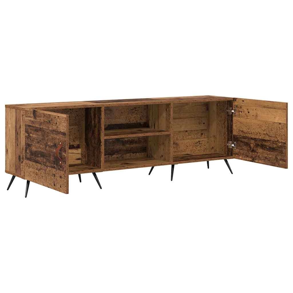 VidaXL TV-kast Oud hout 150 x 30 x 50 cm Bewerkt hout