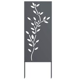 VidaXL Tuin decoratief paneel Antraciet 50 x 140 cm Koudgewalst staal