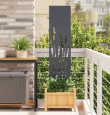 VidaXL Tuin Privacy Screen Antraciet 32 x 140 cm Koudgewalst staal