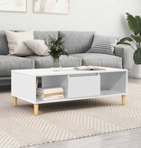 VidaXL Salontafel Wit 102 x 55 x 35 cm