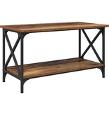 VidaXL Salontafel Oud hout 80 x 45 x 45.5 cm Bewerkt hout