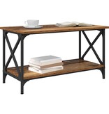 VidaXL Salontafel Oud hout 80 x 45 x 45.5 cm Bewerkt hout