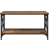 VidaXL Salontafel Oud hout 80 x 45 x 45.5 cm Bewerkt hout