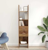 VidaXL Boekenkast Oud hout 40 x 35 x 180 cm Bewerkt hout