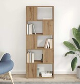 VidaXL Vermaakcentrum Bruin 60 x 24 x 155 cm Bewerkt hout