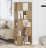 VidaXL Vermaakcentrum Bruin 60 x 24 x 155 cm Bewerkt hout