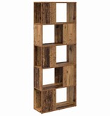 VidaXL Vermaakcentrum Bruin 60 x 24 x 155 cm Bewerkt hout