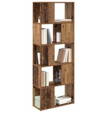 VidaXL Vermaakcentrum Bruin 60 x 24 x 155 cm Bewerkt hout