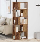 VidaXL Vermaakcentrum Bruin 60 x 24 x 155 cm Bewerkt hout