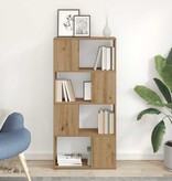 VidaXL Vermaakcentrum Bruin 60 x 24 x 124 cm Bewerkt hout