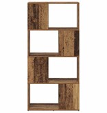 VidaXL Vermaakcentrum Bruin 60 x 24 x 124 cm Bewerkt hout