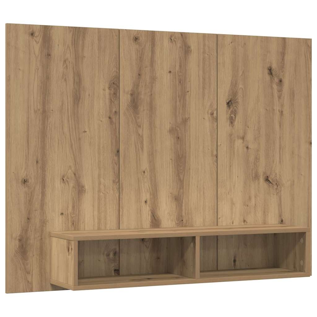 VidaXL Wand TV Kast artisanaal eikenkleurig 120 x 23.5 x 90 cm