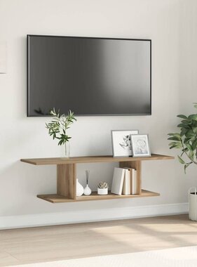 VidaXL TV-kast Bruin 103 x 30 x 26,5 cm Bewerkt hout