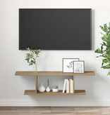 VidaXL TV-kast Bruin 103 x 30 x 26,5 cm Bewerkt hout