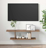 VidaXL TV-kast Bruin 103 x 30 x 26,5 cm Bewerkt hout