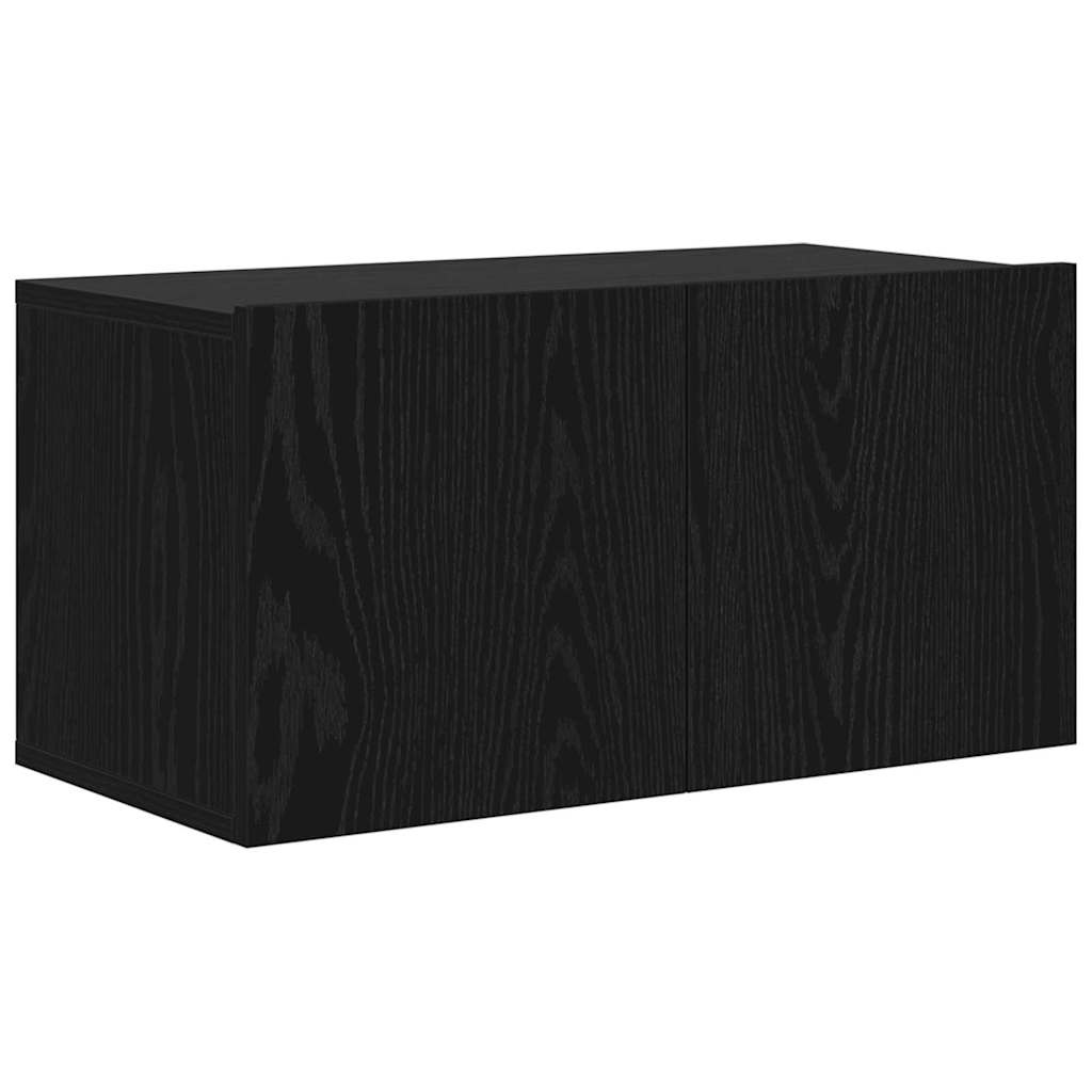 VidaXL TV-kast Zwart 60 x 30 x 30 cm Bewerkt hout