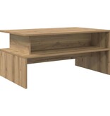 VidaXL Salontafel artisanaal eikenkleurig 90 x 55 x 42.5 cm