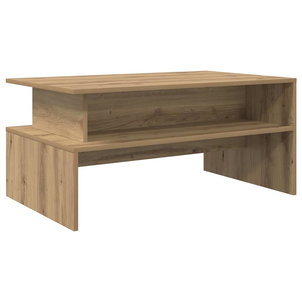 VidaXL Salontafel artisanaal eikenkleurig 90 x 55 x 42.5 cm