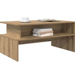 VidaXL Salontafel artisanaal eikenkleurig 90 x 55 x 42.5 cm