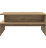 VidaXL Salontafel artisanaal eikenkleurig 90 x 55 x 42.5 cm