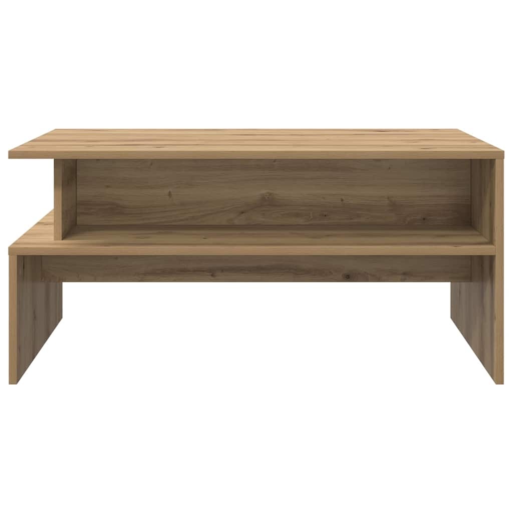 VidaXL Salontafel artisanaal eikenkleurig 90 x 55 x 42.5 cm