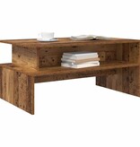 VidaXL Salontafel Oud hout 90 x 55 x 42.5 cm Bewerkt hout