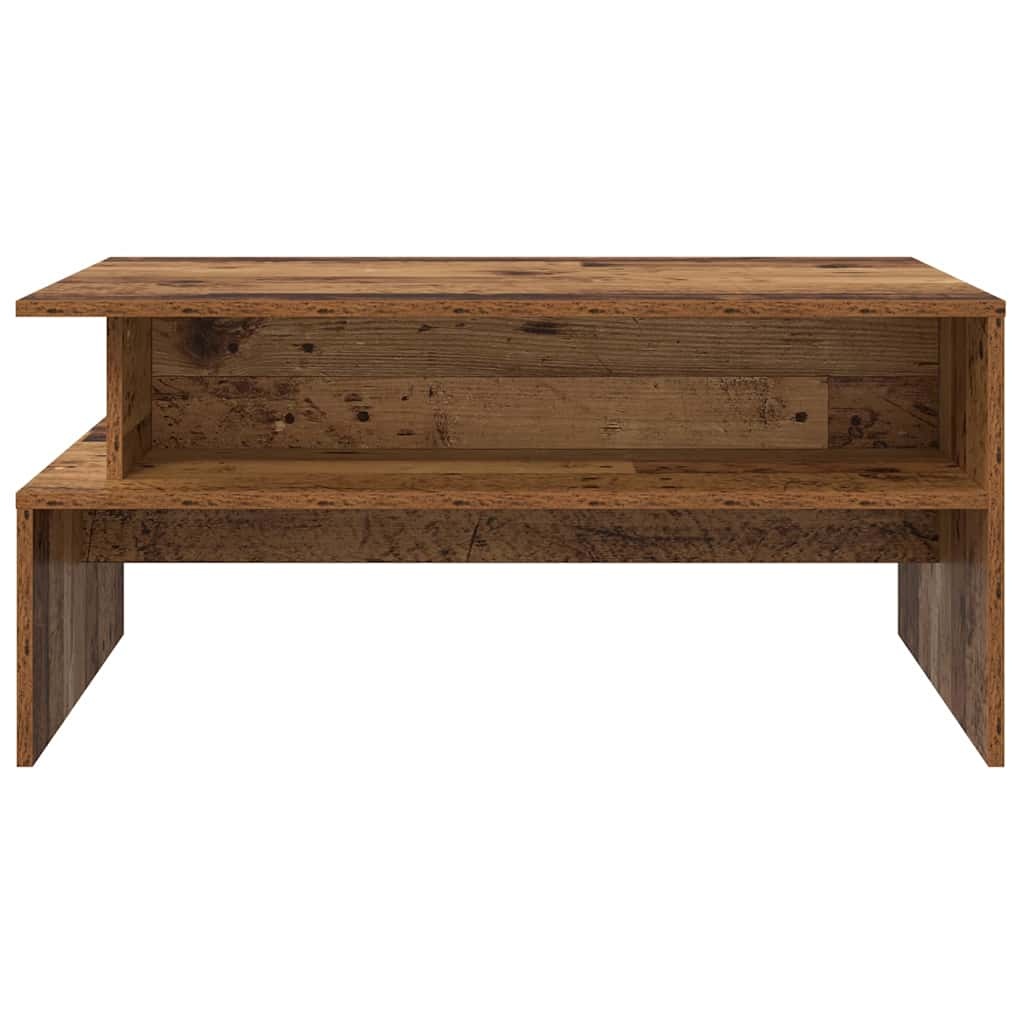 VidaXL Salontafel Oud hout 90 x 55 x 42.5 cm Bewerkt hout
