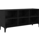 VidaXL TV-kast Zwart 69.5 x 30 x 50 cm Bewerkt hout