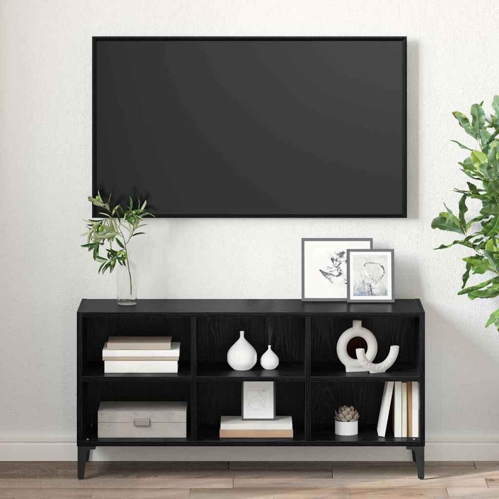 VidaXL TV-kast Zwart 69.5 x 30 x 50 cm Bewerkt hout