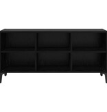 VidaXL TV-kast Zwart 69.5 x 30 x 50 cm Bewerkt hout