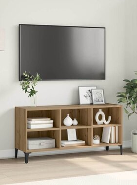 VidaXL TV-kast Bruin 69.5 x 30 x 50 cm Bewerkt hout