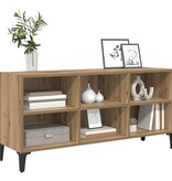 VidaXL TV-kast Bruin 69.5 x 30 x 50 cm Bewerkt hout