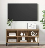 VidaXL TV-kast Bruin 69.5 x 30 x 50 cm Bewerkt hout