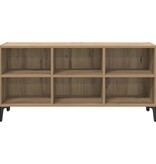 VidaXL TV-kast Bruin 69.5 x 30 x 50 cm Bewerkt hout