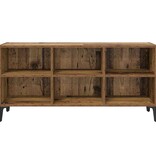 VidaXL TV-kast Bruin 69.5 x 30 x 50 cm Bewerkt hout