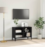 VidaXL TV-kast Zwart 69.5 x 30 x 50 cm Bewerkt hout