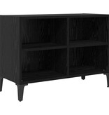 VidaXL TV-kast Zwart 69.5 x 30 x 50 cm Bewerkt hout