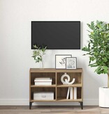 VidaXL TV-kast Bruin 69.5 x 30 x 50 cm Bewerkt hout