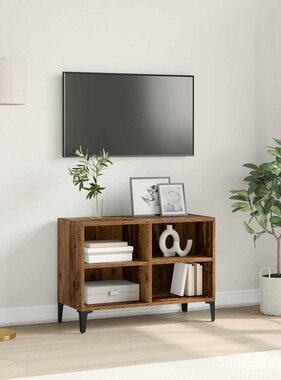 VidaXL TV-kast Bruin 69.5 x 30 x 50 cm Bewerkt hout