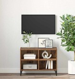 VidaXL TV-kast Bruin 69.5 x 30 x 50 cm Bewerkt hout
