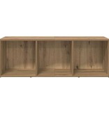 VidaXL TV-kast artisanaal eikenkleurig Bewerkt hout