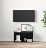 VidaXL TV-kast Zwart eiken Bewerkt hout