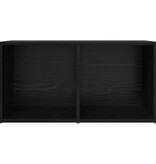 VidaXL TV-kast Zwart eiken Bewerkt hout